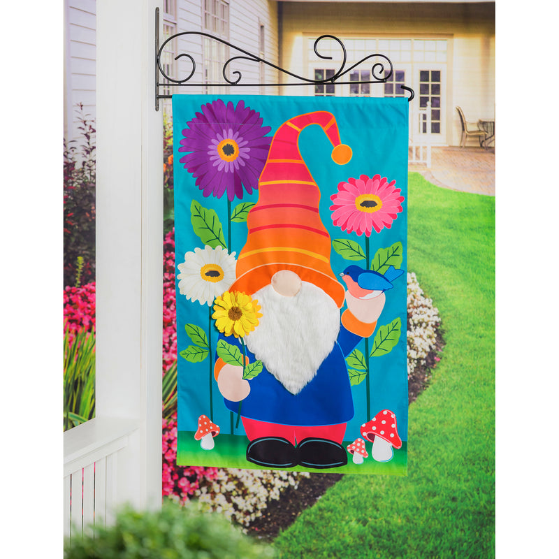 Garden Gnome House Linen Flag,13l9670