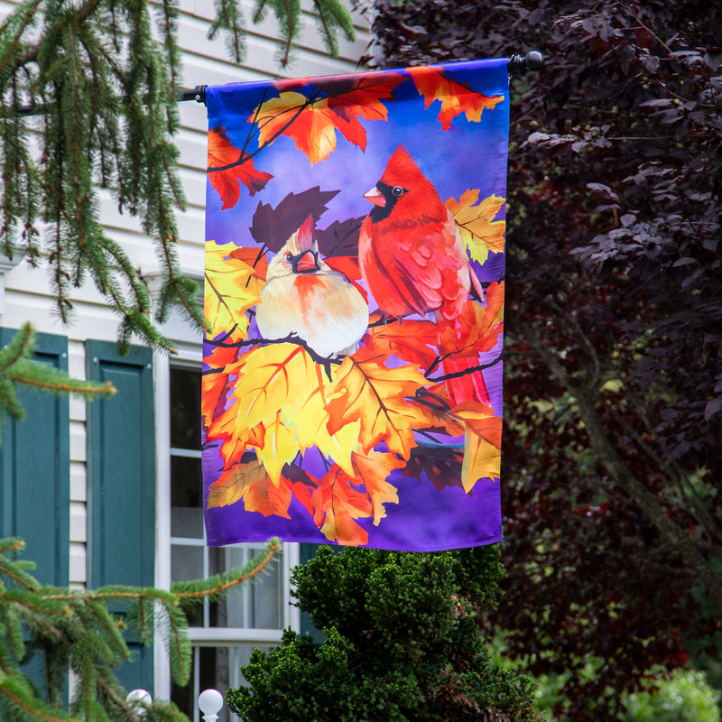 Cardinal Friends House Lustre Flag,13lu11062