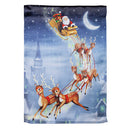 Santa Sleigh Lustre House Flag,13lu11166