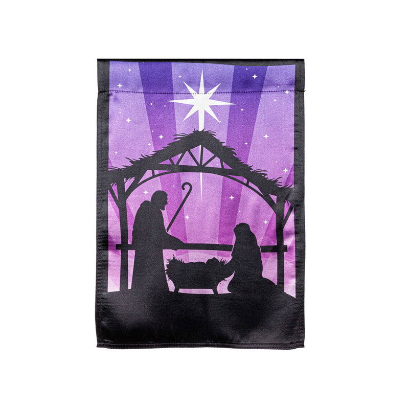 Nativity Lustre Reversible House Flag,13lu11314fb