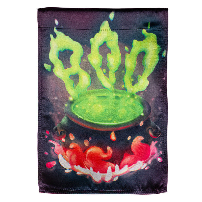 Boo Cauldron Lustre House Flag,13lu12046