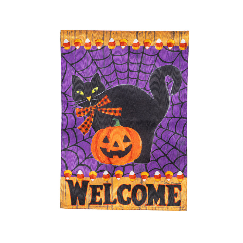 Black Cat Moire House Flag,13m11686