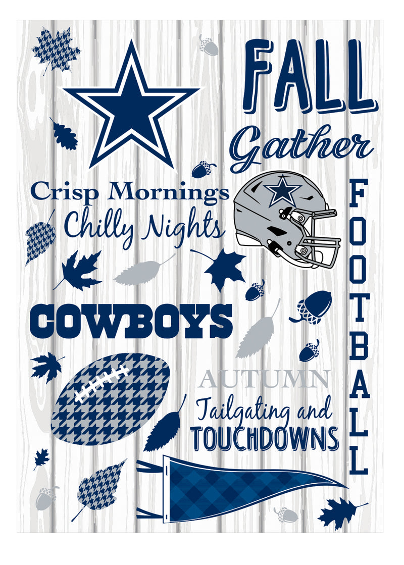 Dallas Cowboys, Moire Flag, House Size, Fall Seasonal,13m3808