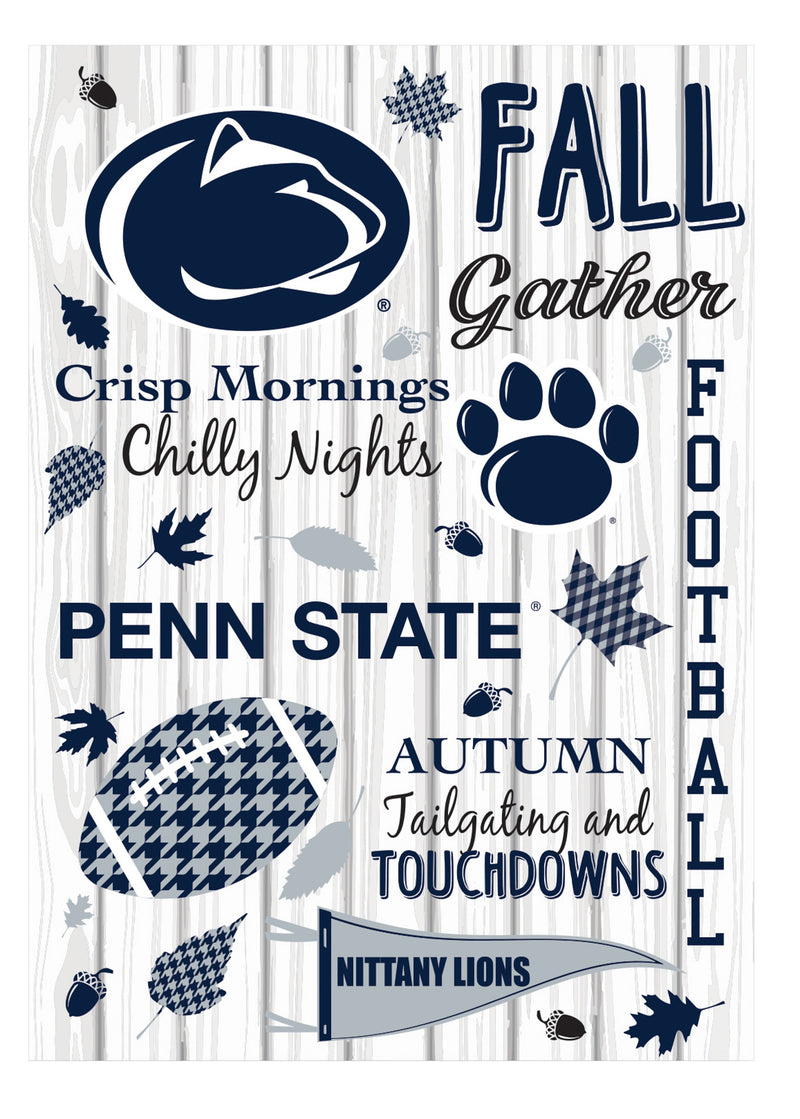 Penn State, Moire Flag, House Size, Fall Seasonal,13m922