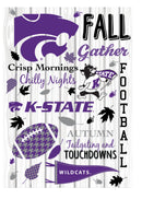 Kansas State University, Moire Flag, House Size, Fall Seasonal,13m943