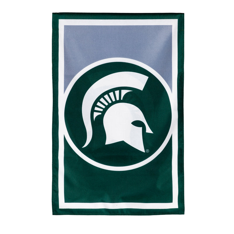 Flag, DS Burlap, Reg, Michigan State University,13nb971