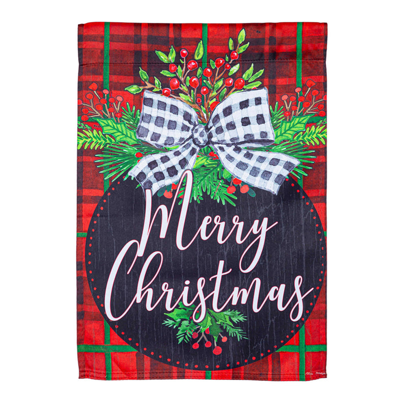 Christmas Botanicals Suede House Flag,13s11079