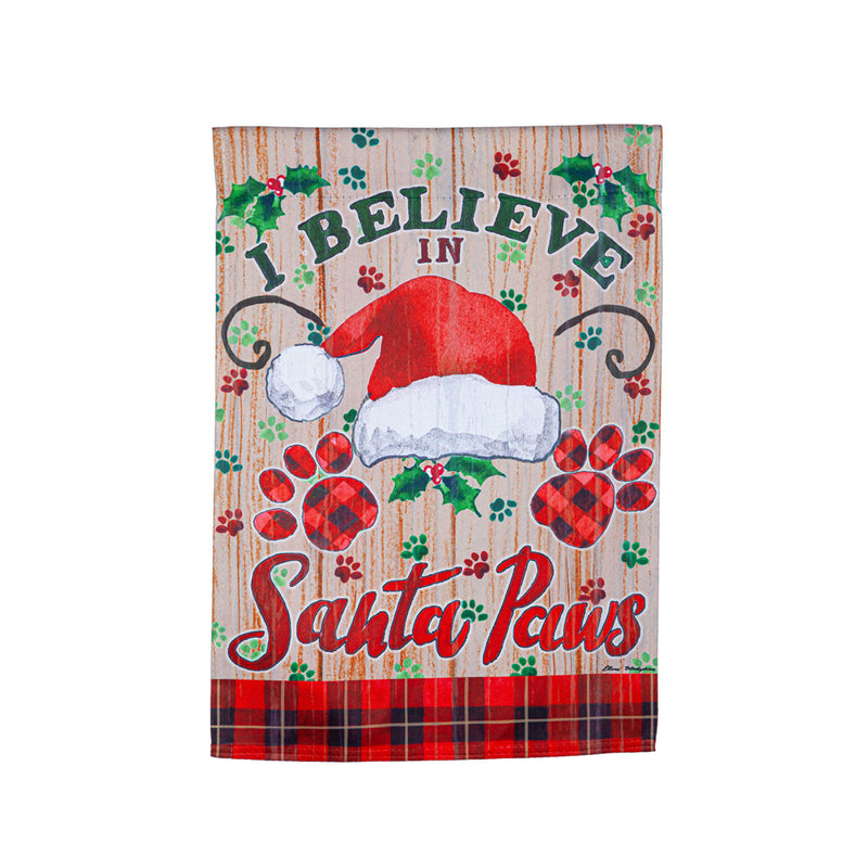 Santa Paws Suede House Flag,13s11135