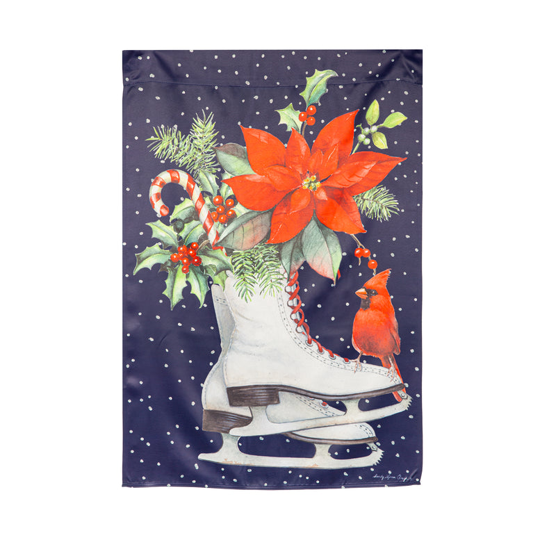 Winter Skates Suede House Flag,13s12403