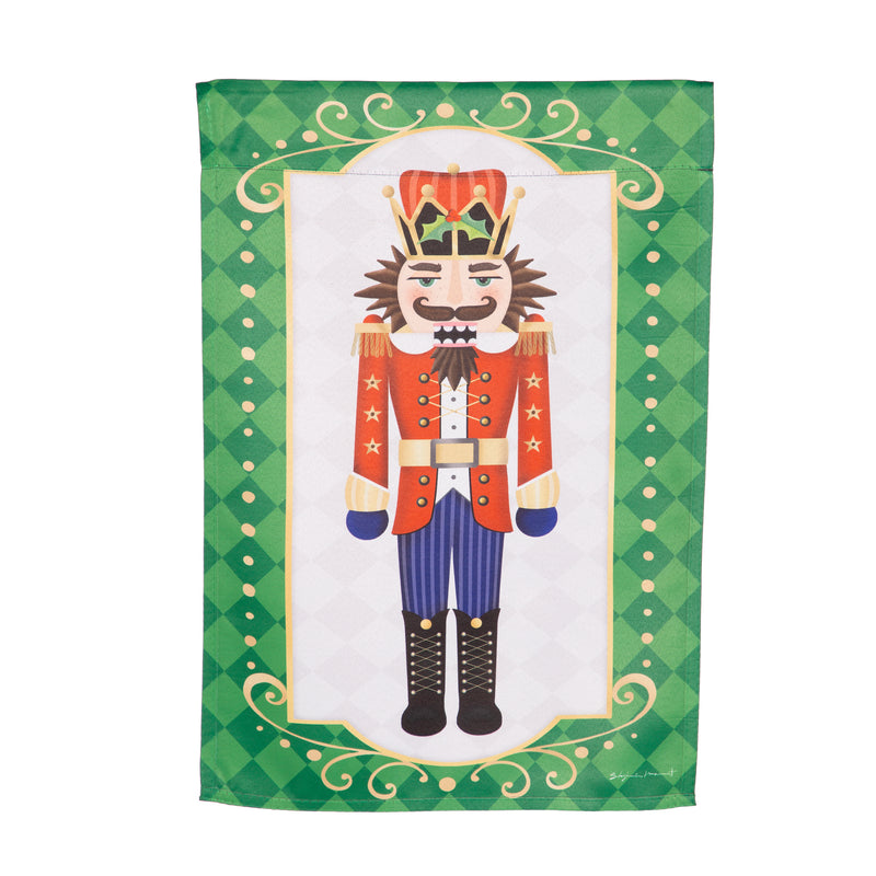 Trio Nutcracker Reversible Suede House Flag,13s12445fb