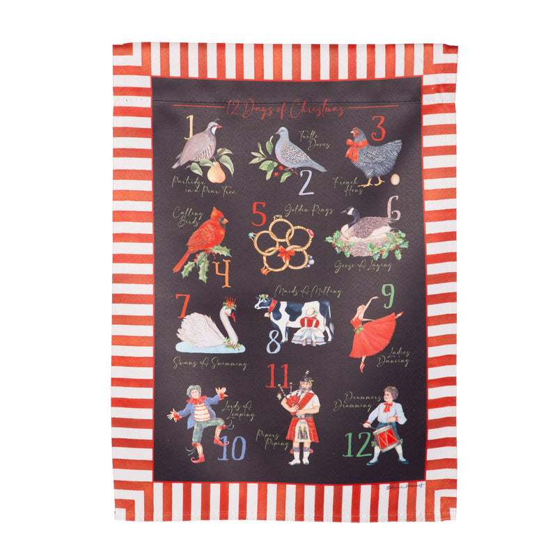 Holiday Count Down Suede House Flag,13s12497