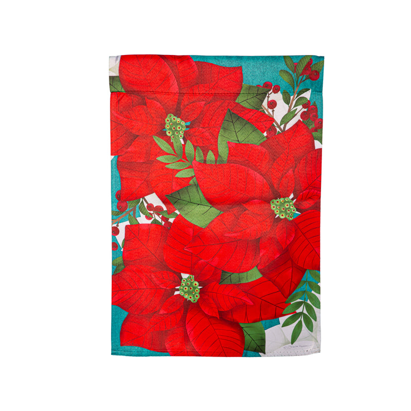 Poinsettias Suede House Flag,13s12510