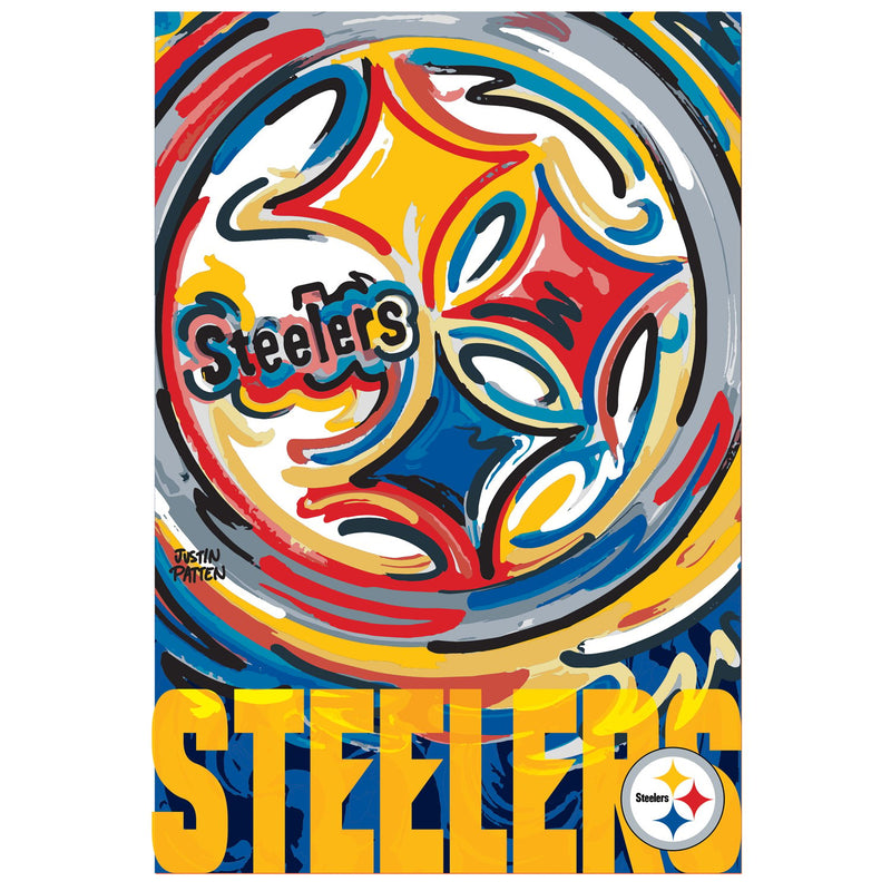 Pittsburgh Steelers, Suede REG, Justin Patten Logo,13s3824jpal