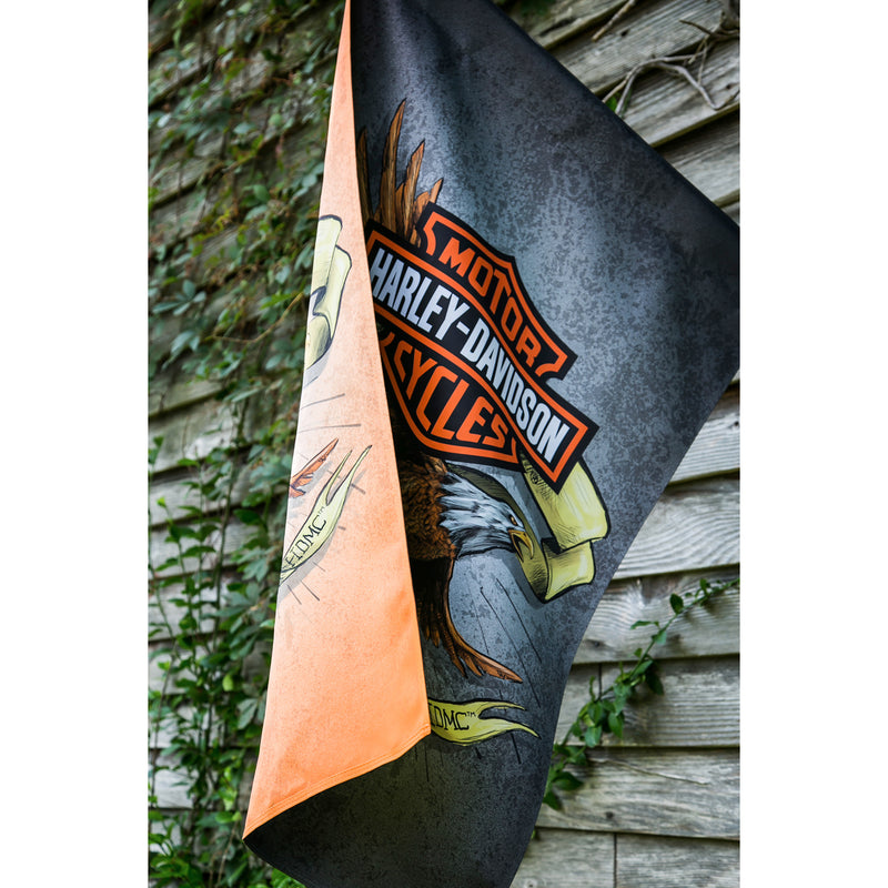 Evergreen Flag,Flag, Suede, Reg, DS, Legendary Eagle, H-D,29x43x0.2 Inches