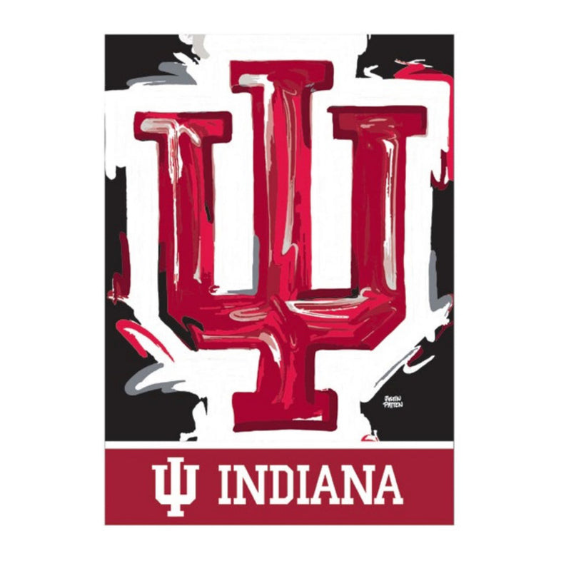 Indiana University, Suede REG, Justin Patten Logo,13s995jpab