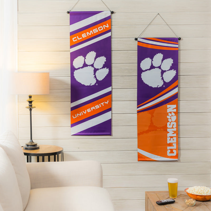 Clemson University, Dowel Banner,13ds912fb