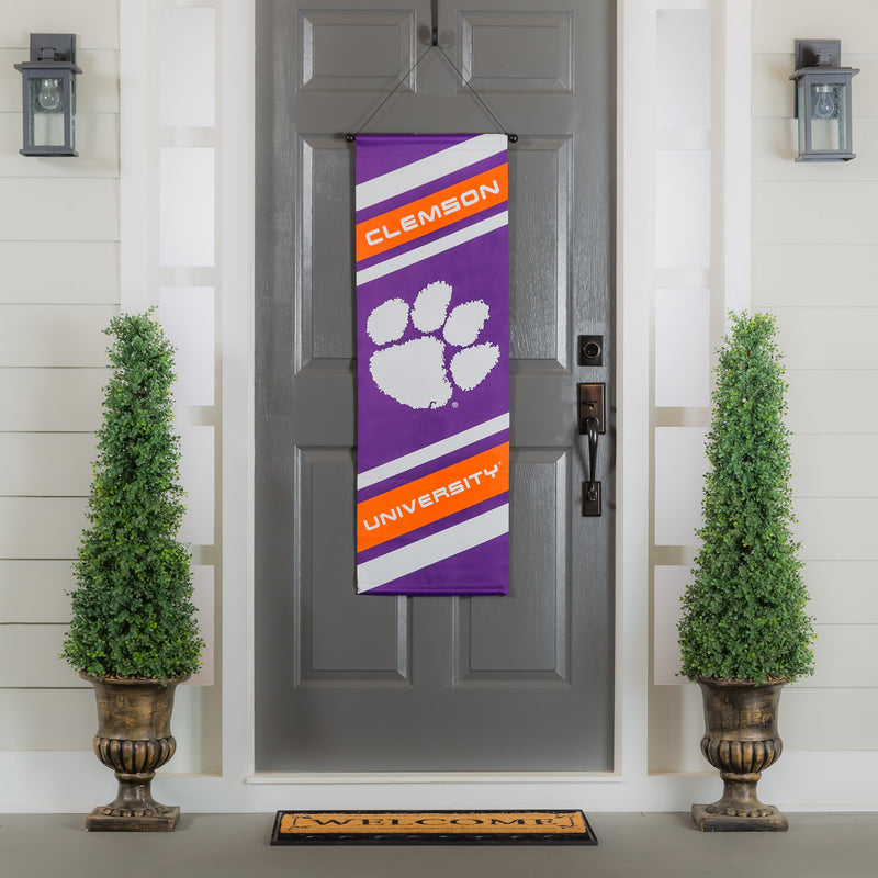 Clemson University, Dowel Banner,13ds912fb