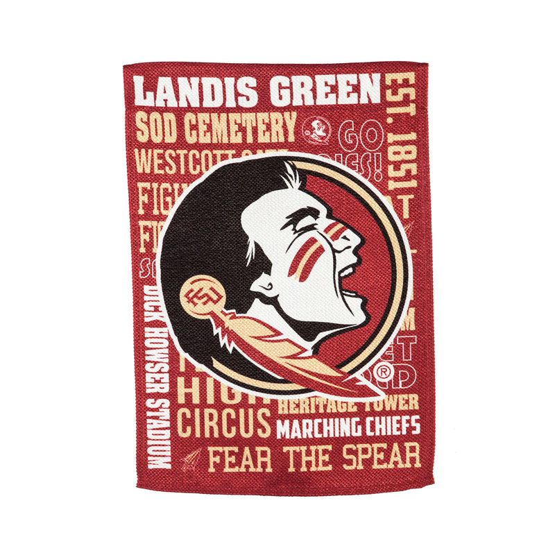 Evergreen Fan Rules ES REG, Florida State University, 44'' x 28'' inches