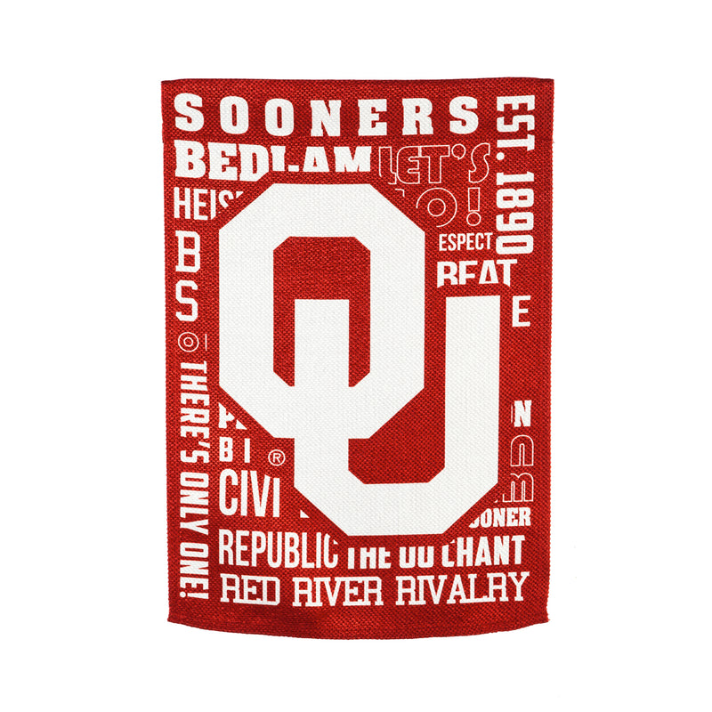 Evergreen Fan Rules ES REG, University of Oklahoma, 44'' x 28'' inches