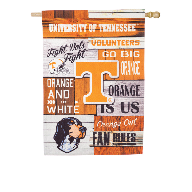 Evergreen University of Tennessee, Linen Fan Rules REG, 43'' x 29'' inches