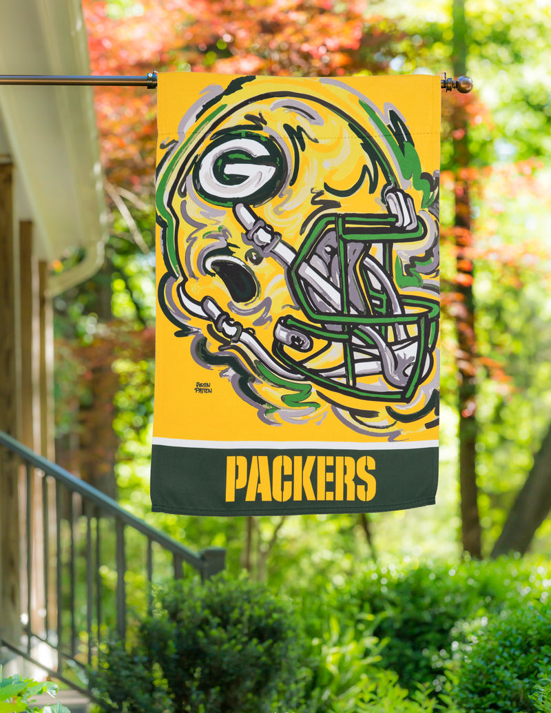 Evergreen Green Bay Packers, Suede REG Justin Patten, 43'' x 29'' inches
