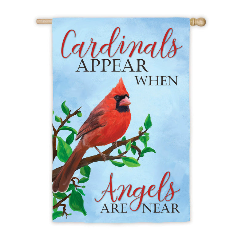 Cardinals Appear House Suede Flag,13s9249