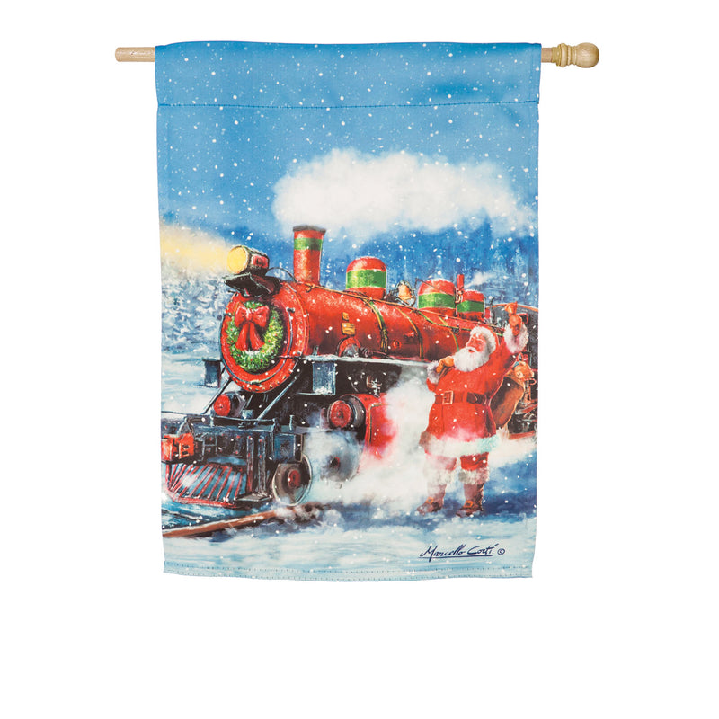 Santa Express House Suede Flag,13s9329