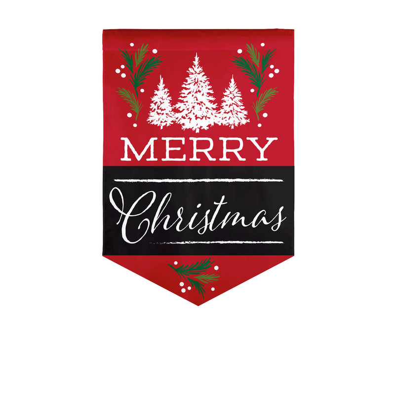 Merry Christmas Garden Burlap Flag,14b10008