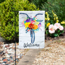 Farmhouse Bicycle Garden Burlap Flag,14b10271