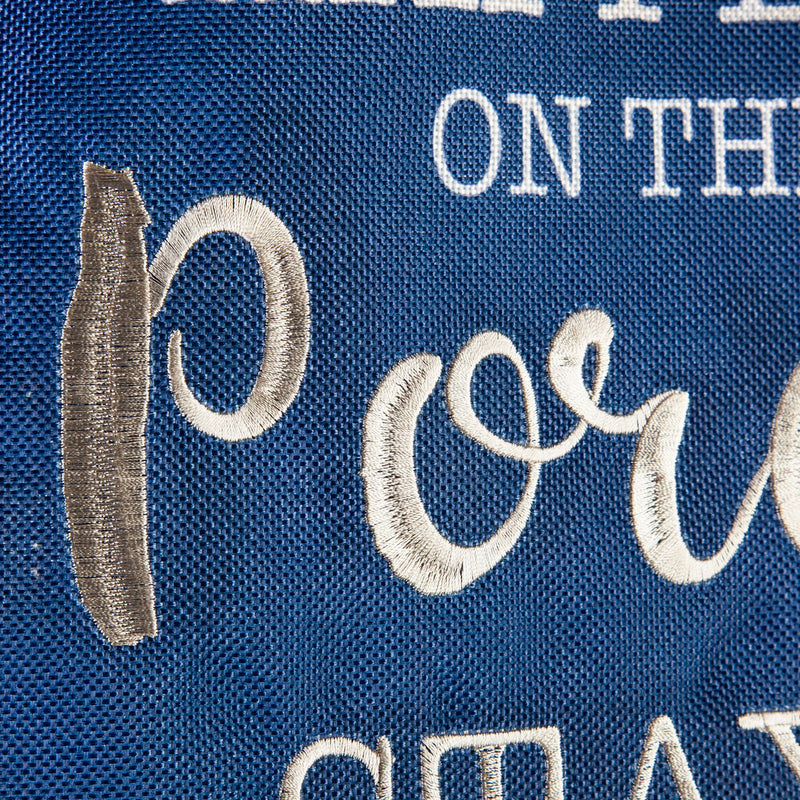 Stays on the Porch Garden Burlap Flag,14b10319