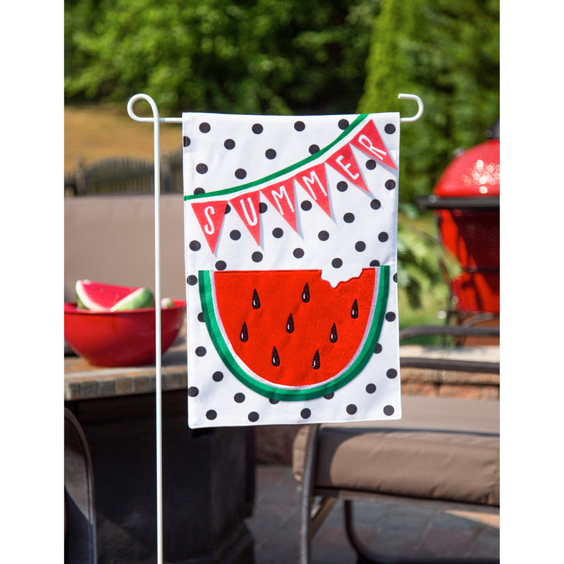 Summer Watermelon Garden Burlap Flag,14b10400