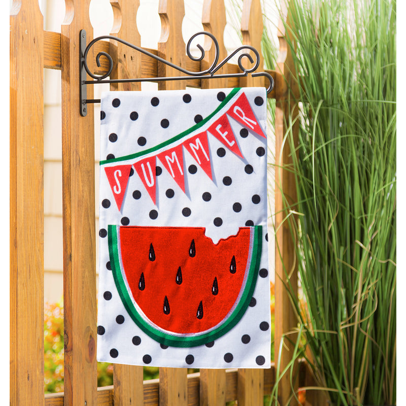 Summer Watermelon Garden Burlap Flag,14b10400