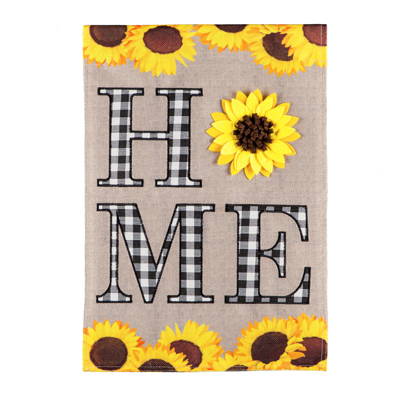 Sunflower Home Garden Burlap Flag,14b10401