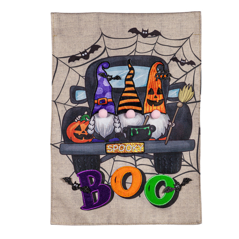 Spooky Truck Garden Burlap Flag,14b11083