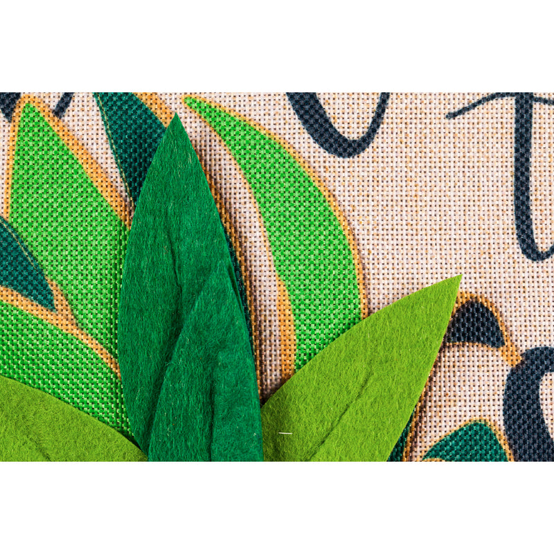 Welcome to Our Home Pineapple Garden Burlap Flag,14b8523