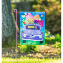 Easter Egg Truck Garden Burlap Flag,14b8966