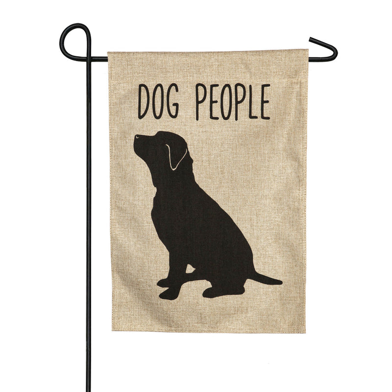 Dog People Garden Burlap Flag,14b9058