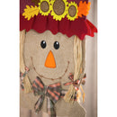 Mrs. Scarecrow Garden Burlap Flag,14b9246bl