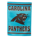 Embossed Suede Flag, GDN Size, Carolina Panthers,14es3804
