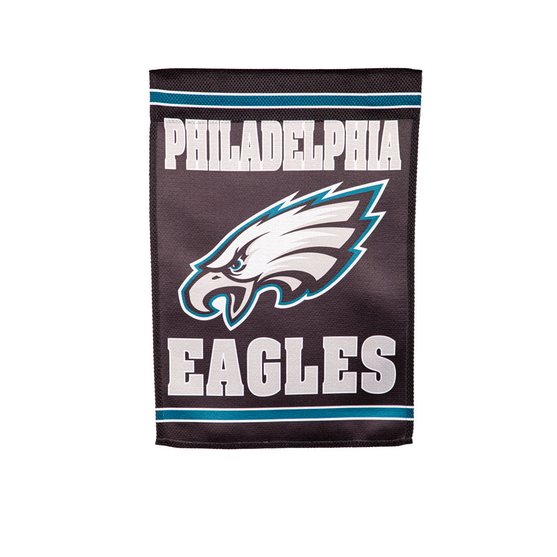 Evergreen Flag,Embossed Suede Flag, GDN Size, Philadelphia Eagles,12.5x0.2x18 Inches