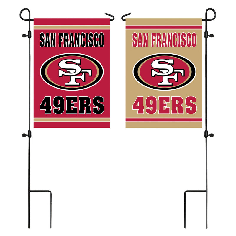 Embossed Suede Flag, GDN Size, San Francisco 49ers,14es3826