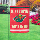 Embossed Suede Flag, GDN Size, Minnesota Wild,14es4363