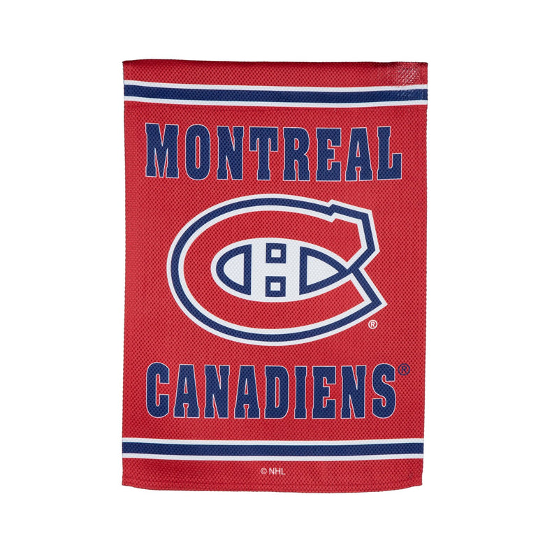 Embossed Suede Flag, GDN Size, Montreal Canadiens,14es4364