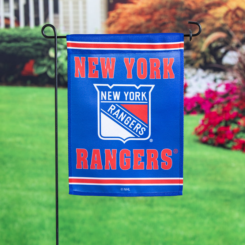 Embossed Suede Flag, GDN Size, New York Rangers,14es4368