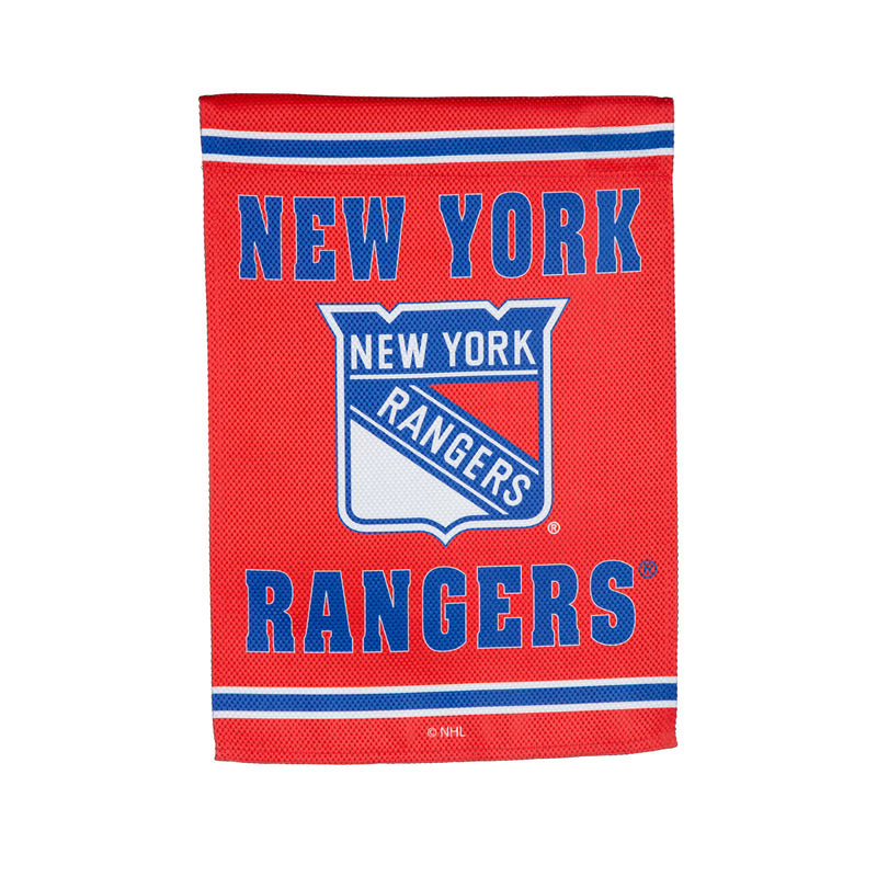 Embossed Suede Flag, GDN Size, New York Rangers,14es4368