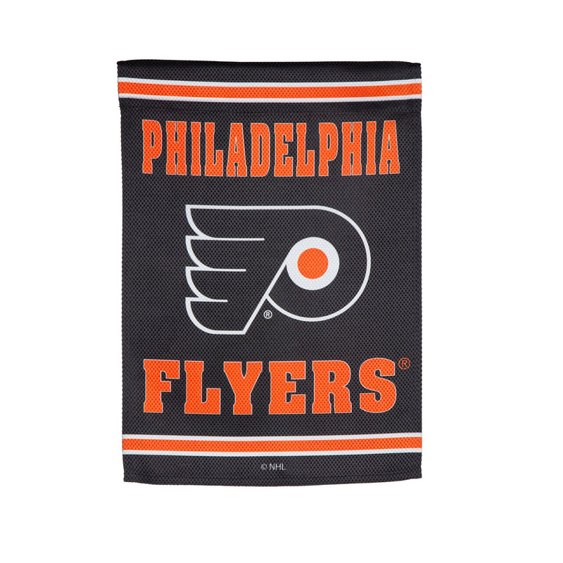 Evergreen Flag,Embossed Suede Flag, GDN Size, Philadelphia Flyers,12.5x0.2x18 Inches