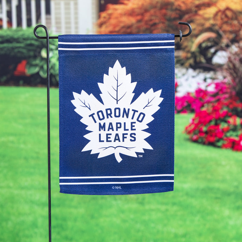 Embossed Suede Flag, GDN Size, Toronto Maple Leafs,14es4376