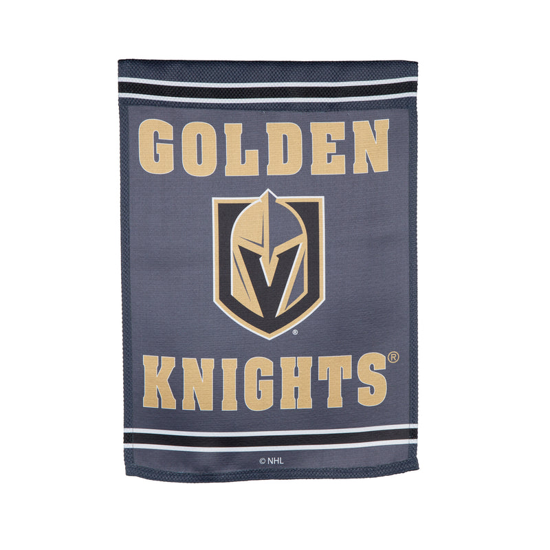 Evergreen Flag,Embossed Suede Flag, GDN Size, Vegas Golden Knights,12.5x0.2x18 Inches