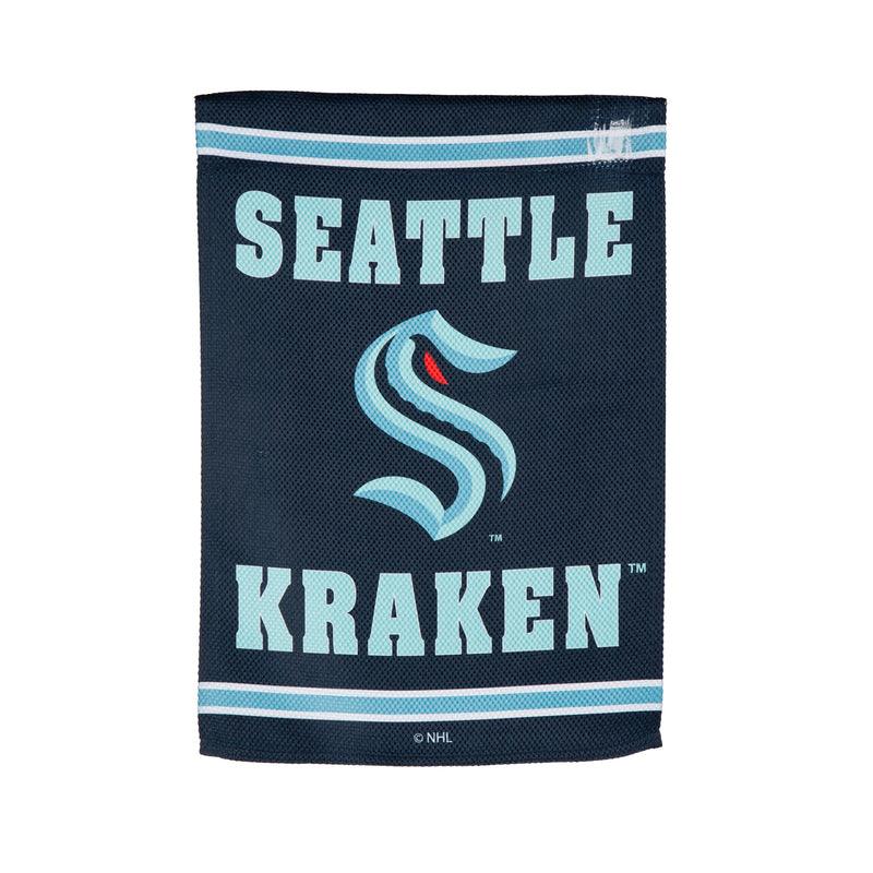 Embossed Suede Flag, GDN Size, Seattle Kraken,14es4381