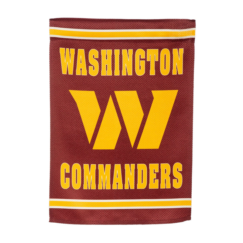 Evergreen Flag,Embossed Suede Flag, GDN Size, Washington Commanders,0.2x12.5x18 Inches